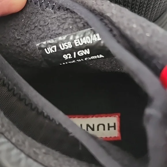 HUNTER WINTER BOOTS SIZE 10 WOMEN BRAND NEW, BLACK - Picture 6 of 13